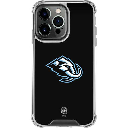 NHL Utah Mammoth Alternate Black iPhone 15 Pro Clear Case